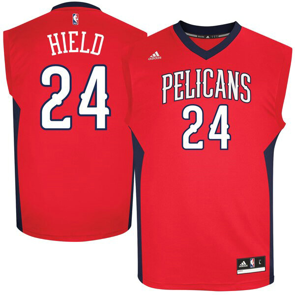 Maillot nba New Orleans Pelicans adidas Réplique Homme Buddy Hield 24 Rouge